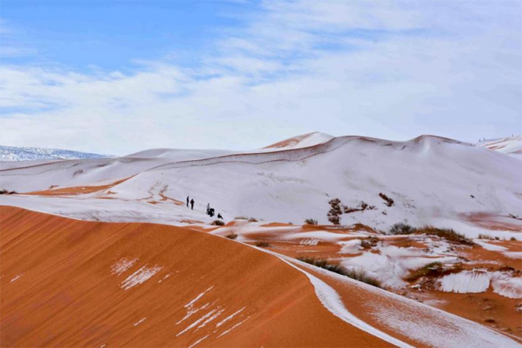 Pao snijeg u Sahari, najtoplijoj pustinji na svijetu