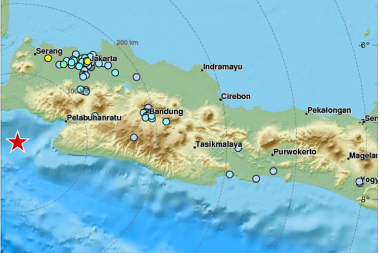 Zemljotres od šest stepeni potresao Džakartu